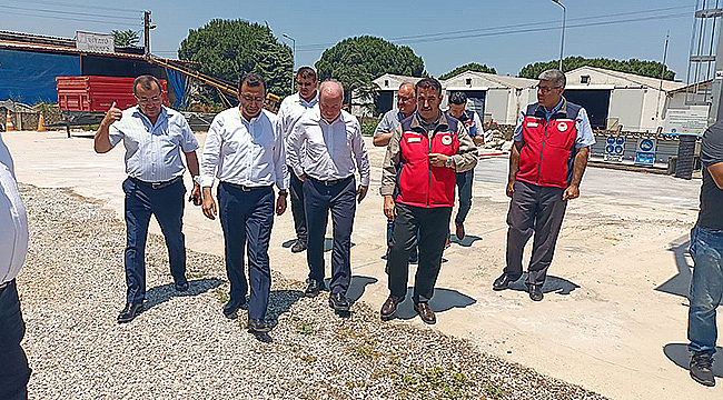 İL TARIM MÜDÜRÜ DEMİRHAN'DAN BİGA'YA ZİYARET