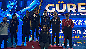 MİNİK KADINLAR TÜRKİYE GÜREŞ ŞAMPİYONASI'NDA KÖYCEĞİZ RÜZGÂRI