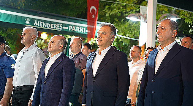 15 TEMMUZ'DA MENDERES PARKI'NDA ANLAMLI BULUŞMA