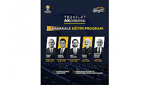 AK PARTİ TEŞKİLAT AKADEMİSİ ÇANAKKALEDE