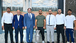 KIRKPINAR FİNALİSTİNDEN ÇOMÜ'YE ZİYARET