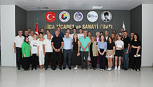 LGS BİRİNCİLERİ BİGA TSO'DA ÖDÜLLENDİRİLDİ