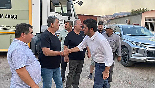 MECLİS BAŞKANI YANGIN BÖLGESİNDE