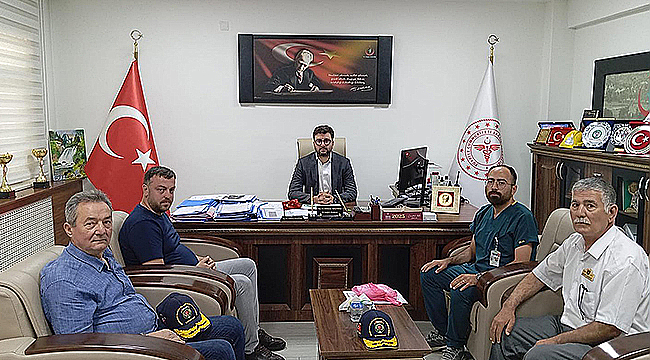 ŞEHİT YAKINLARI VE GAZİLERDEN İL SAĞLIK MÜDÜRLÜĞÜNE ZİYARET