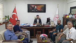  ŞEHİT YAKINLARI VE GAZİLERDEN İL SAĞLIK MÜDÜRLÜĞÜNE ZİYARET