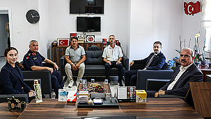 VALİ TORAMAN'DAN KALKIM BELEDİYESİNE ZİYARET