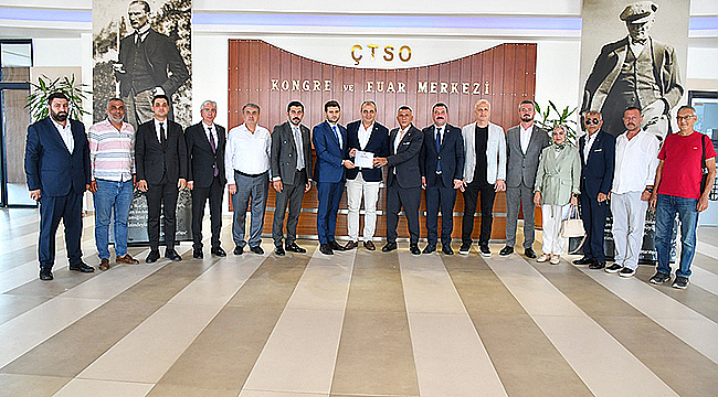 MHP BALIKESİR MİLLETVEKİLİ EKREM GÖKAY YÜKSEL, ÇTSO YÖNETİM KURULUNU ZİYARET ETTİ