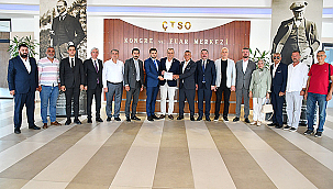 MHP BALIKESİR MİLLETVEKİLİ EKREM GÖKAY YÜKSEL, ÇTSO YÖNETİM KURULUNU ZİYARET ETTİ