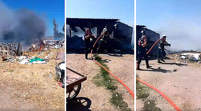 TEKZEN BÖLGESİ'NDE KORKUTAN YANGIN!