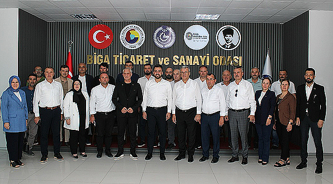 AK PARTİ HEYETİ BİGA TSO'YU ZİYARET ETTİ