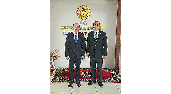 ÇAN KAYMAKAMI'NDAN İL TARIM VE ORMAN MÜDÜRLÜĞÜ'NE ZİYARET