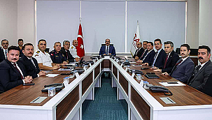 İL GÜVENLİK, ASAYİŞ VE KOORDİNASYON TOPLANTISI GERÇEKLEŞTİRİLDİ