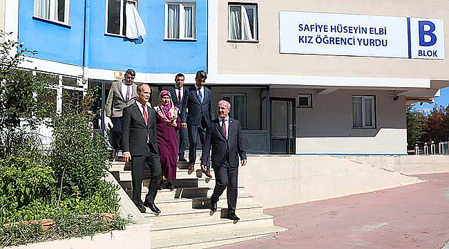  VALİ TORAMAN ÖĞRENCİ YURTLARINI ZİYARET ETTİ