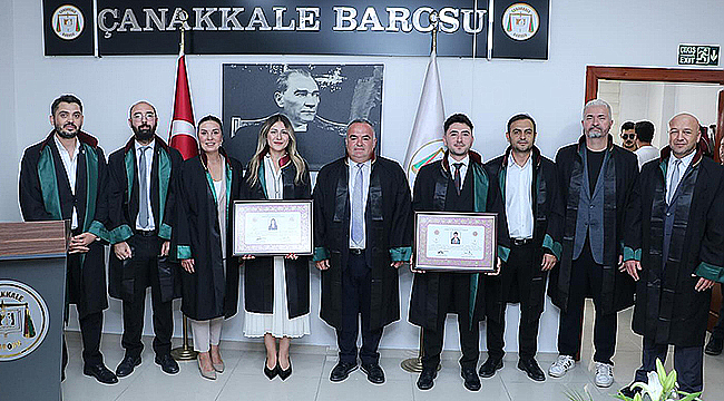 YENİ AVUKATLAR RUHSATINI ALDI