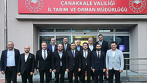 AK PARTİ İLÇE BAŞKANLARINDAN ERGÜN DEMİRHAN'A ZİYARET