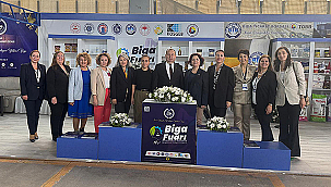 ÇANAKKALE TİCARET VE SANAYİ ODASI BİGA FUARI AÇILIŞINA KATILDI