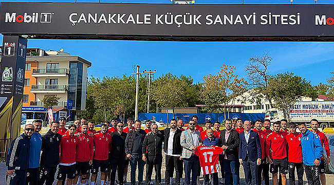  ÇANAKKALESPOR'DAN KÜÇÜK SANAYİ ESNAFINA ZİYARET