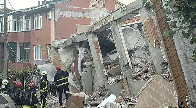 GEBZE'DE 5 KATLI BİNA ÇÖKTÜ: ENKAZ ALTINDA 5 KİŞİ OLDUĞU TAHMİN EDİLİYOR