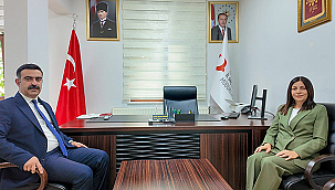 MİNE HAYTA'DAN İL GÖÇ İDARESİ MÜDÜRÜ FATİH AHMET GÜNEL'E ZİYARET