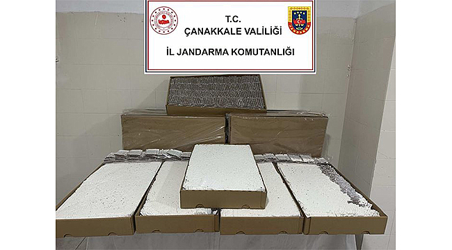 ÇAN'DA KAÇAKÇILIK OPERASYONU!