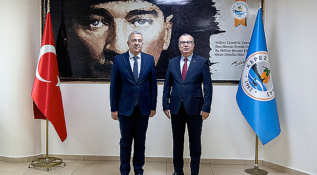 EMNİYET MÜDÜRÜ DAĞISTANLI'DAN KEPEZ BELEDİYESİNE ZİYARET