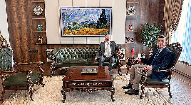 EZİNE KAYMAKAMI YUSUF KAPTANOĞLU'NDAN ZİYARET