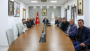  VALİ TORAMAN MUHTARLARI KABUL ETTİ