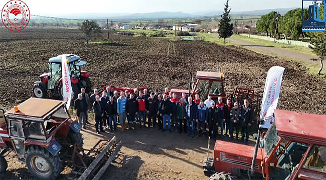 BİGA GÖKTEPE'DE MERA ISLAHI ÇALIŞMALARI BAŞLADI
