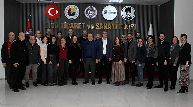 BİGA TİCARET VE SANAYİ ODASI, BASIN MENSUPLARIYLA BİR ARAYA GELDİ