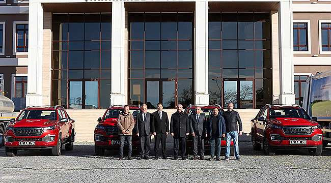 ÇANAKKALE İL ÖZEL İDARESİNE YENİ ARAÇ TAKVİYESİ