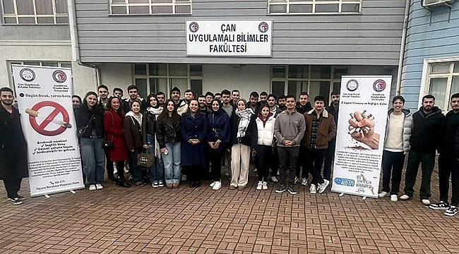 ÇOMÜ'DE "DUMANSIZ KAMPÜS" SEFERBERLİĞİ