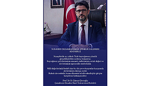 ÇOMÜ REKTÖRÜ ERENOĞLU'NDAN BAYRAĞA YÖNELİK SALDIRIYA SERT TEPKİ