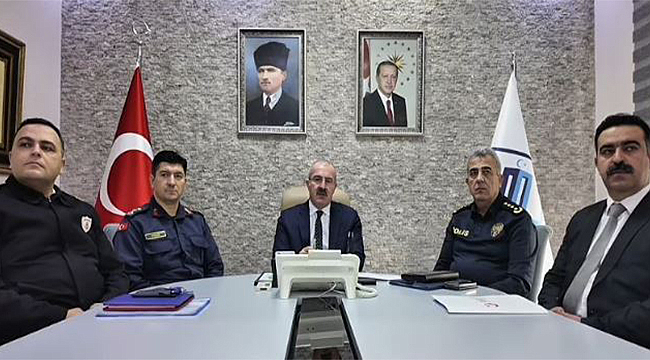 İL GÜVENLİK VE ASAYİŞ BİLGİLENDİRME TOPLANTISI GERÇEKLEŞTİRİLDİ