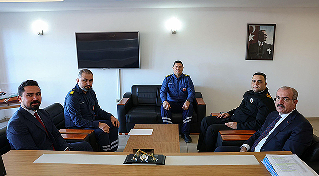 VALİ TORAMAN'DAN KIYI EMNİYETİ'NE ZİYARET