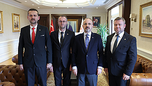 YENİ BAŞKANLARDAN TURAN'A ZİYARET