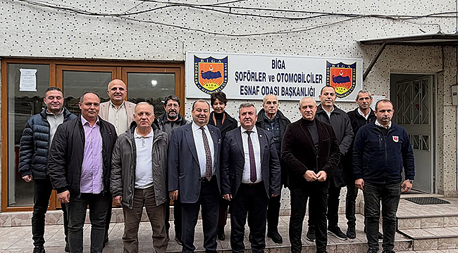 BİGA TSO'DAN ESNAF ODALARINA ZİYARET