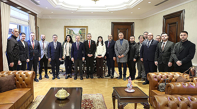 BİGALILAR SOSYAL YARDIMLAŞMA DERNEĞİ'NDEN BÜLENT TURAN'A ZİYARET