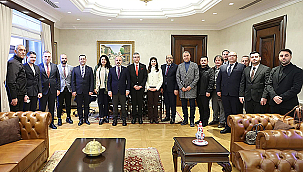 BİGALILAR SOSYAL YARDIMLAŞMA DERNEĞİ'NDEN BÜLENT TURAN'A ZİYARET