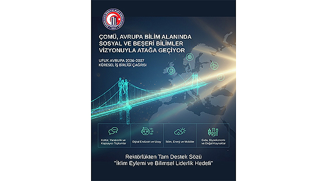 ÇOMÜ, AVRUPA BİLİM ALANINDA SOSYAL VE BEŞERİ BİLİMLER VİZYONUYLA ATAĞA GEÇİYOR