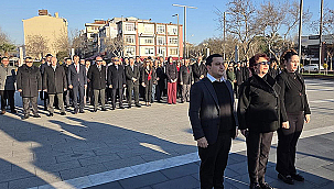 ÇTSO 37. VERGİ HAFTASI KAPSAMINDA DÜZENLENEN ÇELENK TÖRENİNE KATILDI