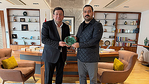 HALİT KUBİLAY FIRAT'TAN BAŞKAN ERKEK'E ZİYARET