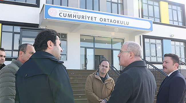 VALİ TORAMAN'DAN BİGA'DA İNCELEME VE ZİYARETLER