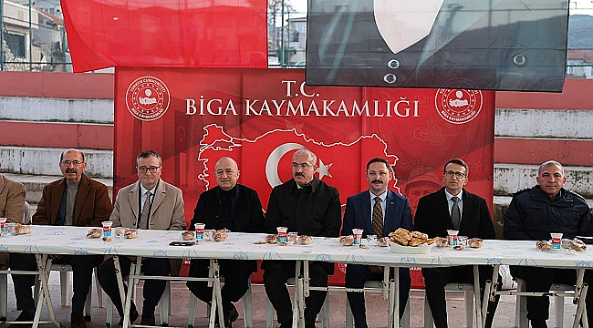 BİGA'DA ROMAN VATANDAŞLARLA İFTAR BULUŞMASI