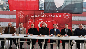 BİGA'DA ROMAN VATANDAŞLARLA İFTAR BULUŞMASI