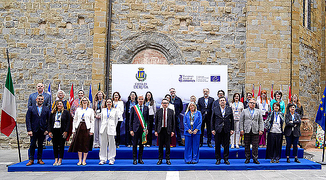 BAŞKAN ERKEK, AVRUPA SERAMİK ROTASI GENEL KURULU'NDA