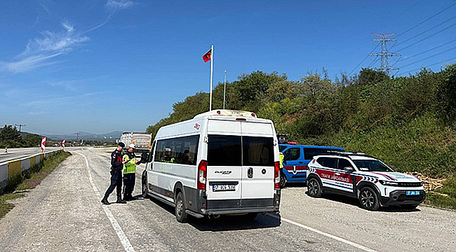ÇANAKKALE'DE 23 BİN ARAÇ KONTROL EDİLDİ