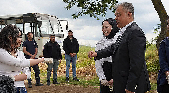 KARAKOCA GÖLETİ'NDE ÇEVRE ETKİNLİĞİ