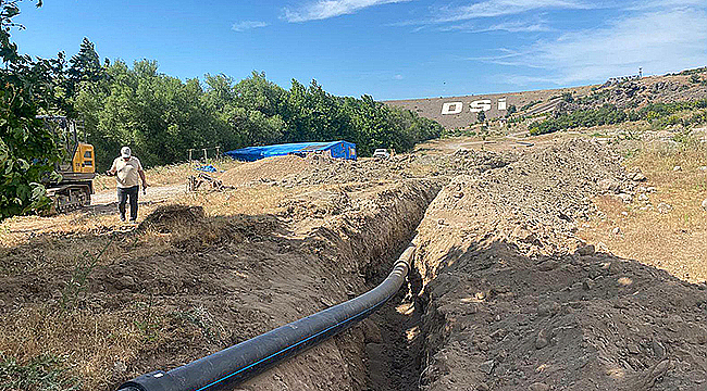  AYVACIK'TA 30 KÖYE KESİNTİSİZ İÇME SUYU SAĞLAYACAK DEV PROJE DEVAM EDİYOR