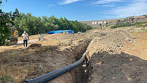  AYVACIK'TA 30 KÖYE KESİNTİSİZ İÇME SUYU SAĞLAYACAK DEV PROJE DEVAM EDİYOR