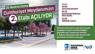 CUMHURİYET MEYDANI 2. ETABI AÇILIYOR